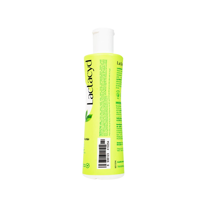 Dung dịch vệ sinh Lactacyd Odor Fresh lá trầu không (chai 250ml)