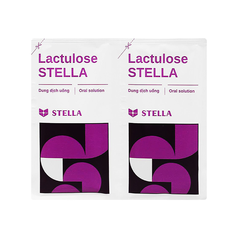 Dung dịch uống Lactulose Stella điều trị táo bón, các bệnh não do gan (hộp 20 gói x 15ml)