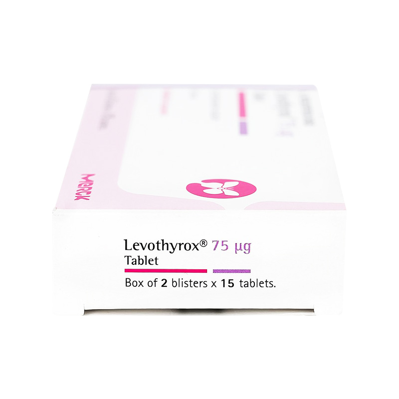 Thuốc Levothyrox 75µg điều trị bướu giáp đơn thuần lành tính (hộp 2 vỉ x 15 viên)