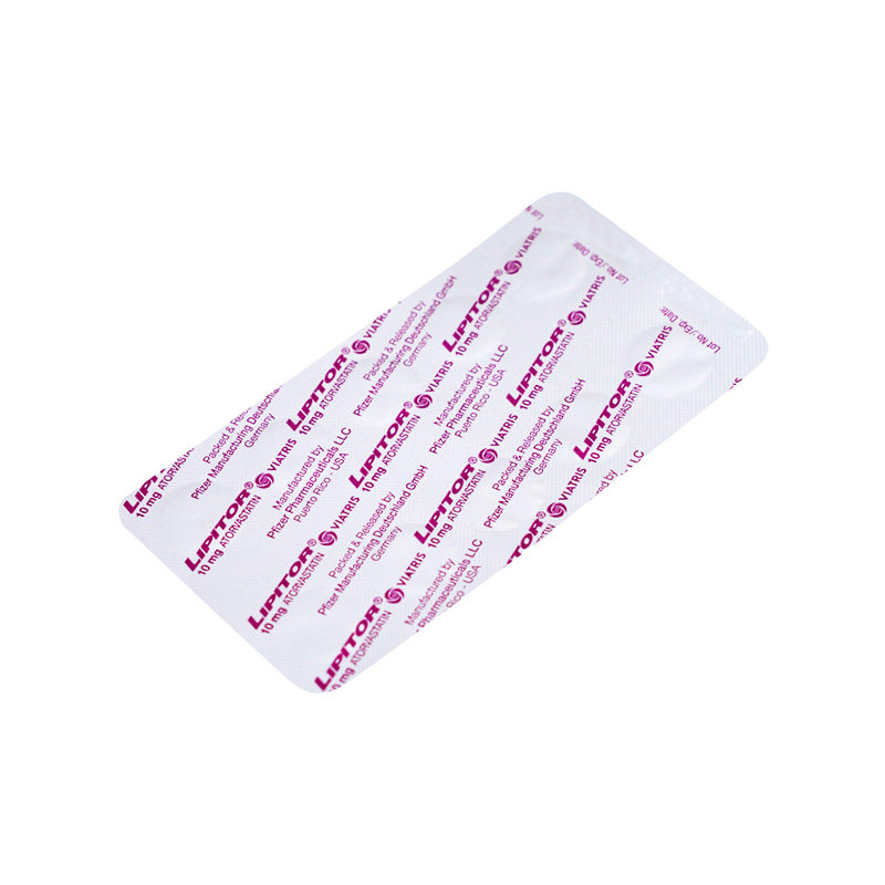 Thuốc Lipitor 10mg điều trị rối loạn mỡ máu (hộp 3 vỉ x 10 viên)