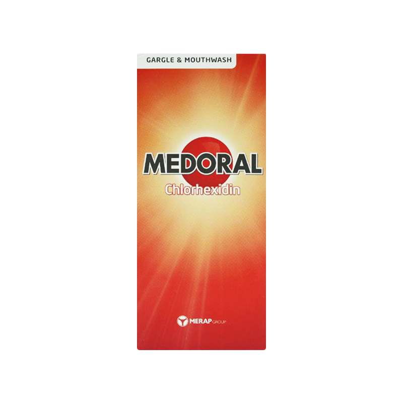 Dung dịch súc miệng Medoral điều trị và ngăn ngừa viêm họng, sát khuẩn răng miệng (chai 250ml))