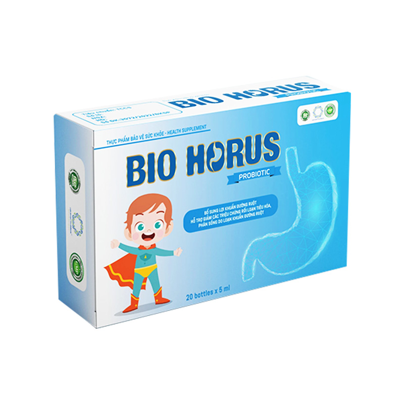 Men Bio Horus hỗ trợ giảm các triệu chứng rối loạn tiêu hóa (hộp 30 ống)
