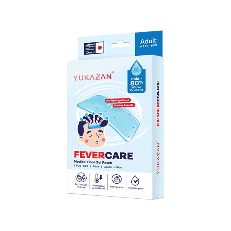 Miếng dán hạ sốt cho người lớn Yukazan (hộp 6 miếng)