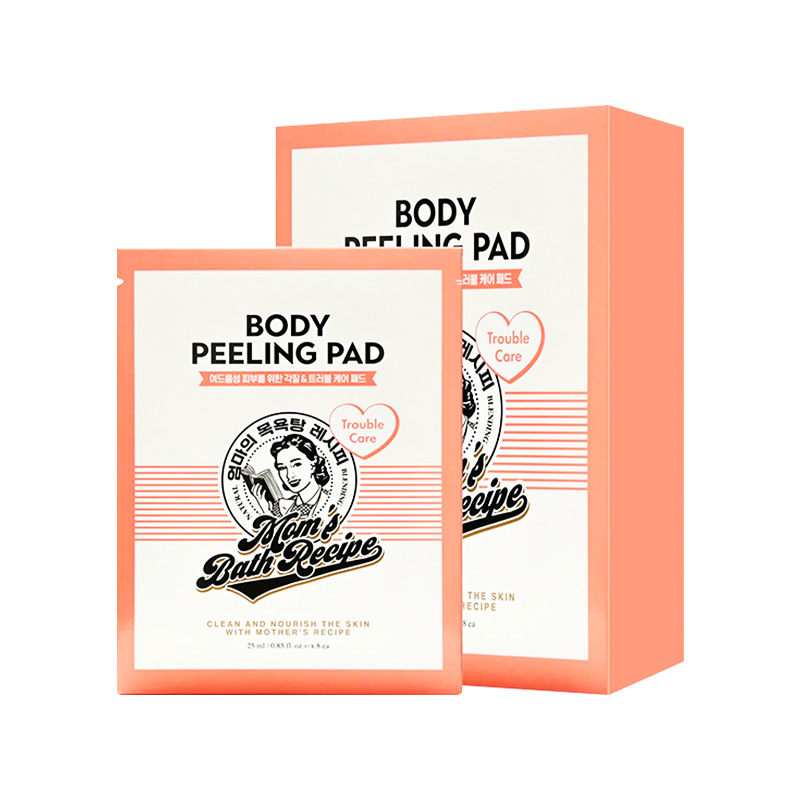 Miếng Tẩy Tế Bào Chết Mom's Bath Recipe Trouble Care giảm bã nhờn, giảm mụn, dưỡng ẩm da (gói 1 miếng)
