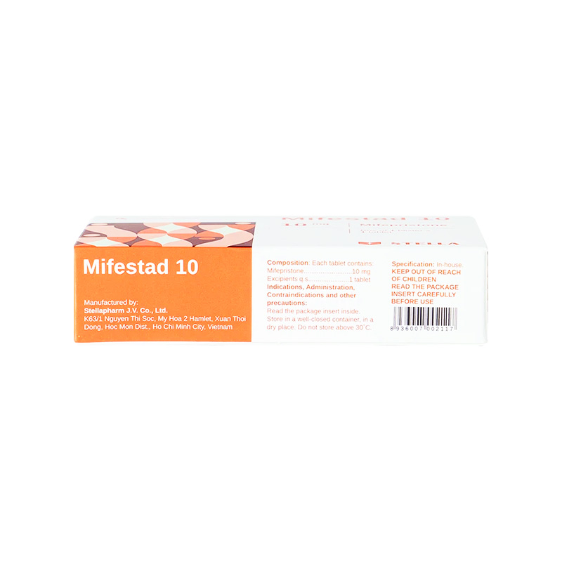 Thuốc Mifestad 10 Stella tránh thai khẩn cấp (hộp 1 vỉ x 1 viên)