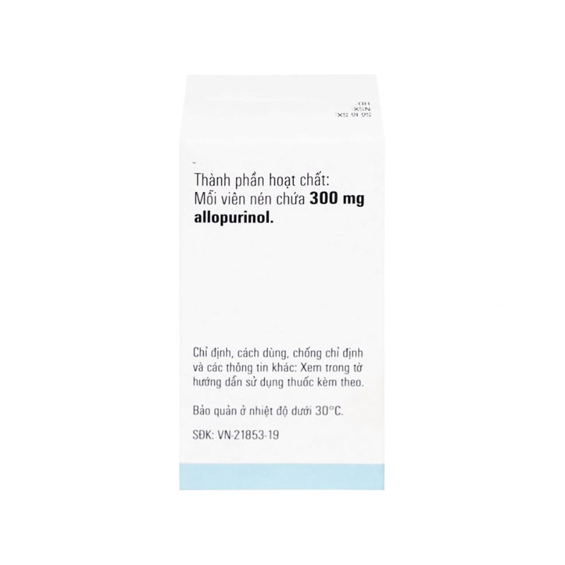 Viên nén Milurit 300mg điều trị bệnh gout  (hộp 1 lọ x 30 viên)