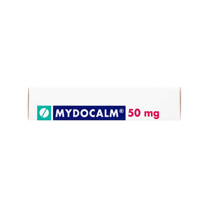 Viên nén Mydocalm 50mg điều trị triệu chứng co cứng cơ sau đột quỵ (hộp 3 vỉ x 10 viên)