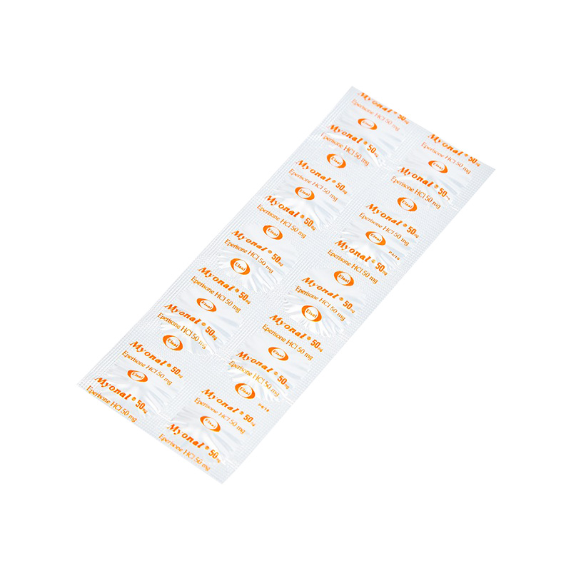 Thuốc Myonal 50mg giãn cơ, giảm đau do co cứng cơ ( hộp 3 vỉ x 10 viên)