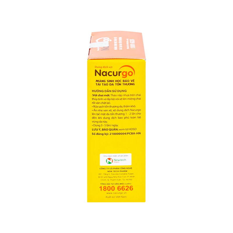 Nacurgo 100 nhát xịt 12ml