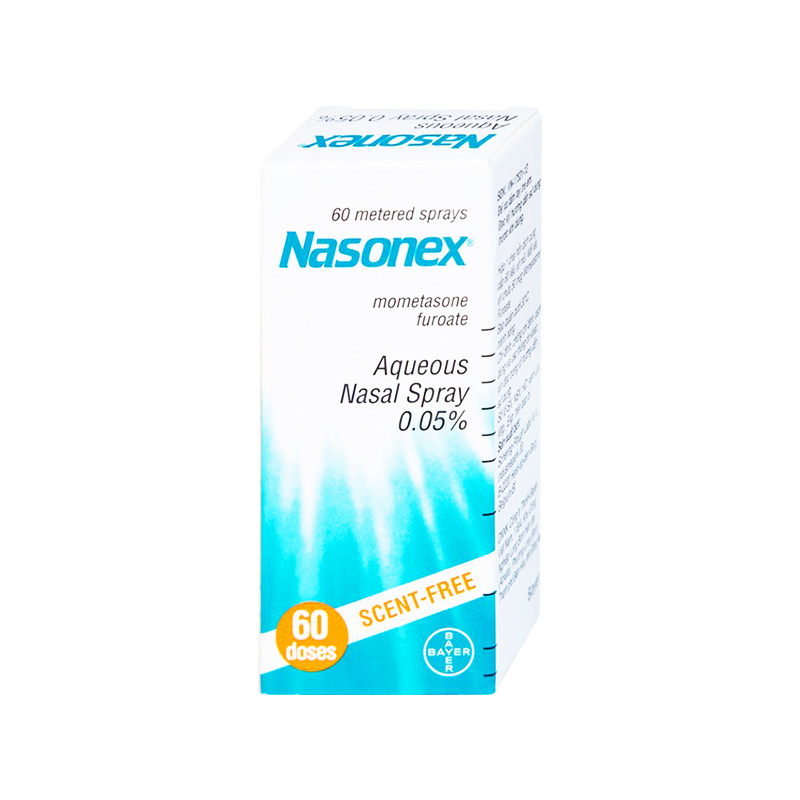 Thuốc xịt mũi Nasonex điều trị viêm mũi dị ứng (chai 60 liều)