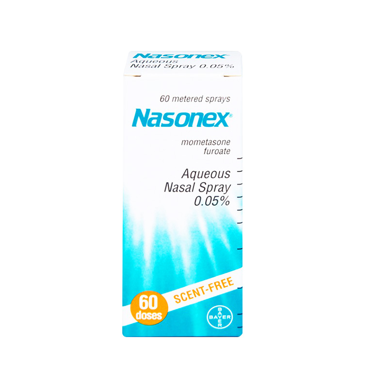 Thuốc xịt mũi Nasonex điều trị viêm mũi dị ứng (chai 60 liều)