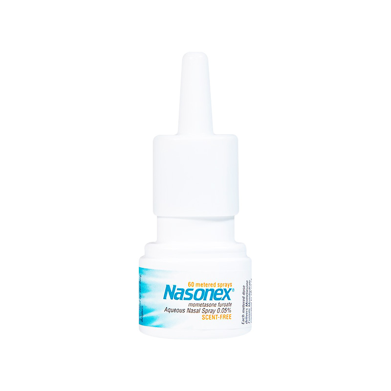 Thuốc xịt mũi Nasonex điều trị viêm mũi dị ứng (chai 60 liều)