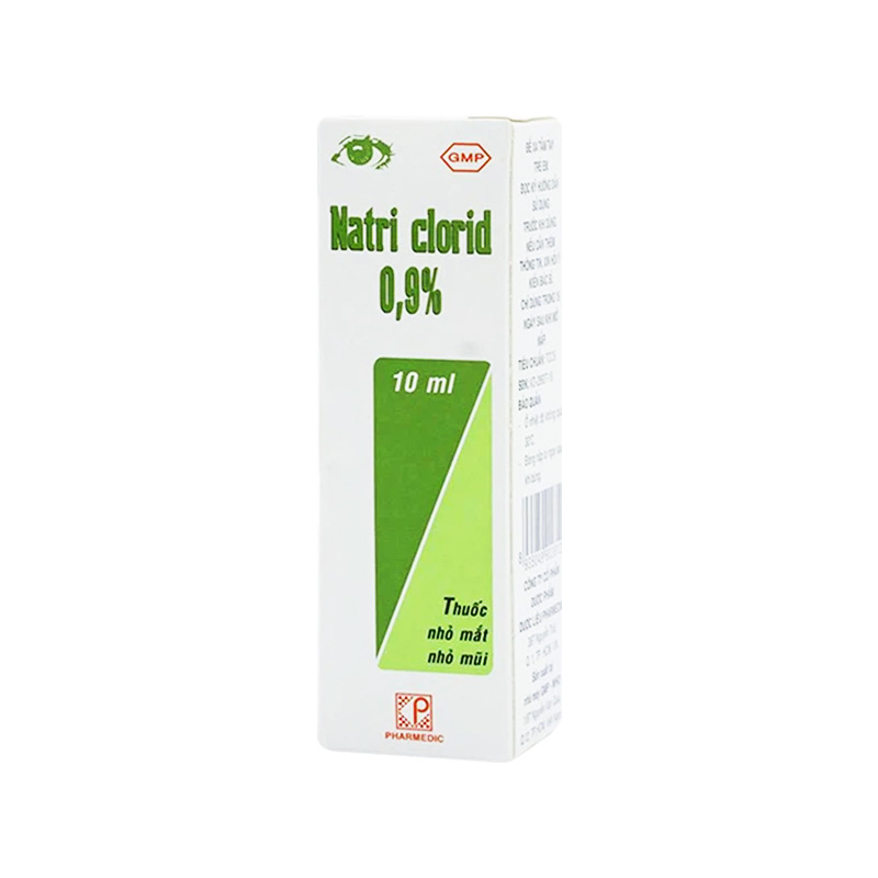 Dung dịch Natri Clorid Pharmedic 0.9% vệ sinh mắt, mũi (chai 10ml)