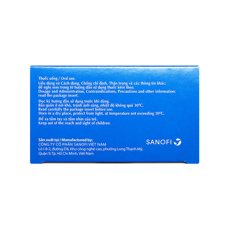 Thuốc Nautamine phòng ngừa và điều trị say tàu xe (hộp 20 vỉ x 4 viên)