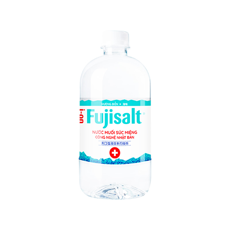 Nước muối súc miệng ion Fujisalt Hương Biển (chai 680ml)