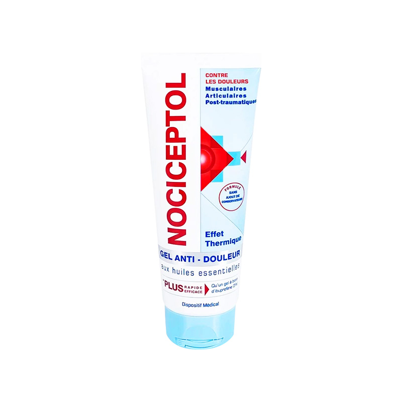 Gel bôi ngoài da Nociceptol Gel Anti-Douleur Polidis giảm đau, nhức, mỏi cơ (Tuýp 120ml)