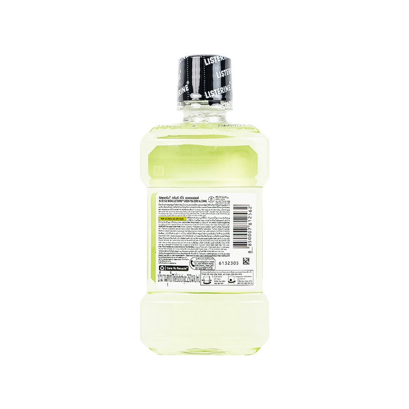 Nước súc miệng Listerine Green Tea cho răng chắc khỏe (chai 250ml)