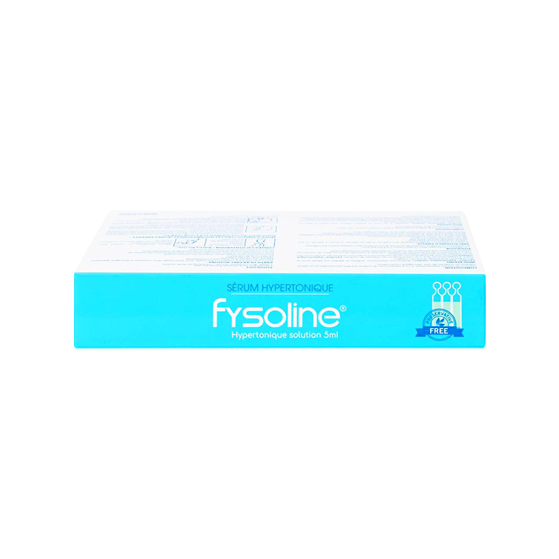 Dung dịch nước muối ưu trương Fysoline 5ml giảm ngạt mũi (hộp 20 ống)