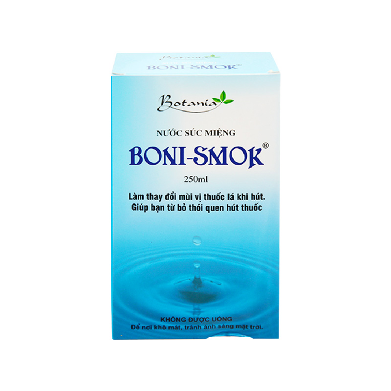 Nước súc miệng cai thuốc lá Boni-Smok (chai 250ml)