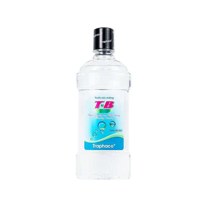 Nước súc miệng T-B Traphaco vệ sinh răng miệng, họng (chai 500ml)