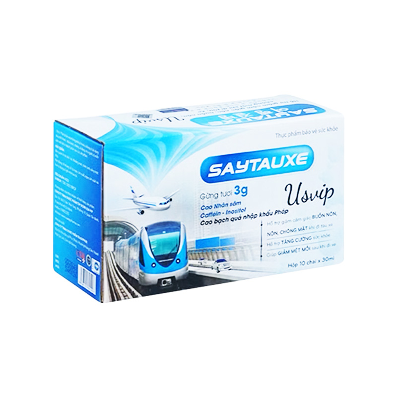 Nước uống Usvip giảm say tàu xe (hộp 10 chai x 30ml)