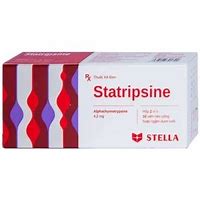 Thuốc Statripsine 4,2mg điều trị phù nề sau chấn thương (hộp 2 vỉ x 10 viên)