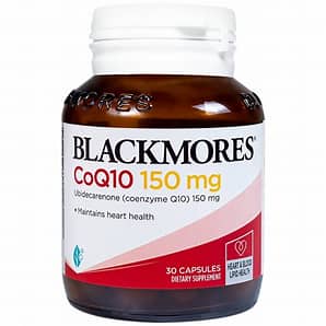 Viên uống Blackmores CoQ10 150mg hỗ trợ bảo vệ tim mạch (chai 30 viên)