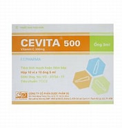 Thuốc tiêm Cevita 500 điều trị thiếu Vitamin C (hộp 10 vỉ x 10 ống x 5ml)
