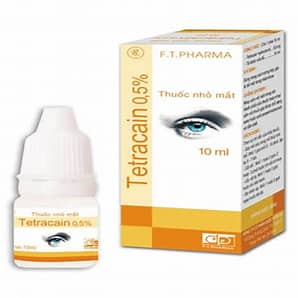 Thuốc Tetracain 0,5% gây tê bề mặt trong nhãn khoa (hộp 1 chai x 10ml)