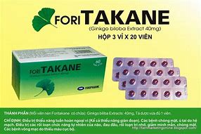 Thuốc Foritakane điều trị rối loạn mạch máu não, bệnh Alzheimer (hộp 2 vỉ x 15 viên)