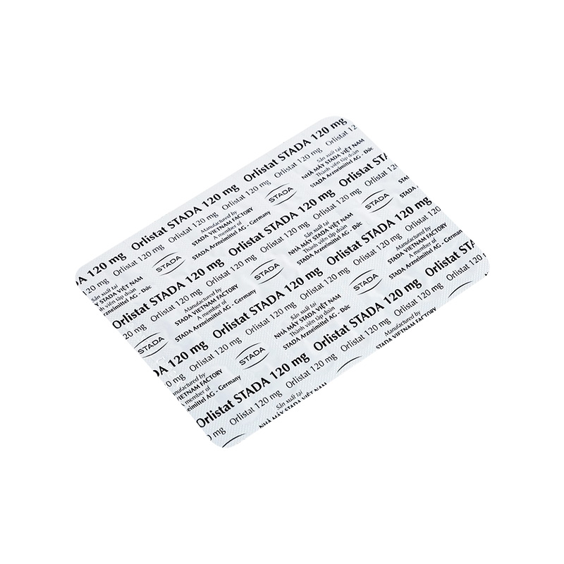 Thuốc Orlistat Stada 120mg kiểm soát cân nặng, hỗ trợ điều trị béo phì (hộp 2 vỉ x 21 viên