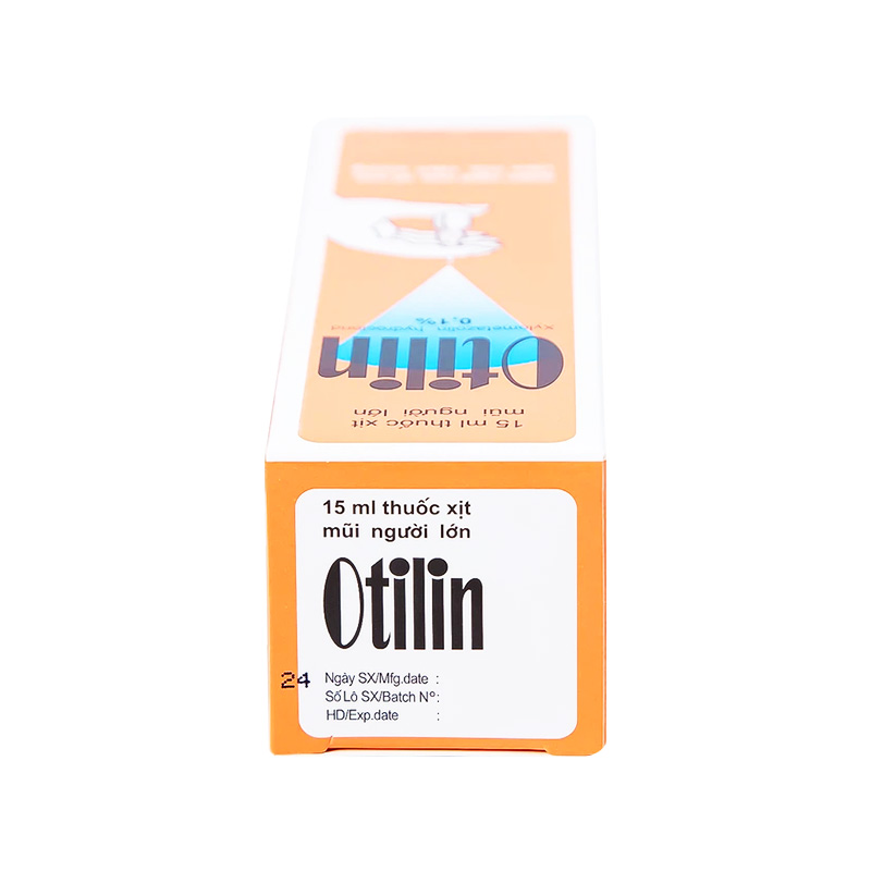 Thuốc xịt mũi Otilin 0.1% giảm ngạt mũi, sung huyết mũi (hộp 1 chai x 15ml)