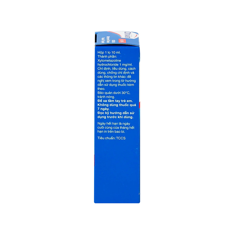 Thuốc xịt mũi Otrivin 0.1%  điều trị nghẹt mũi, sung huyết mũi (chai 10ml)