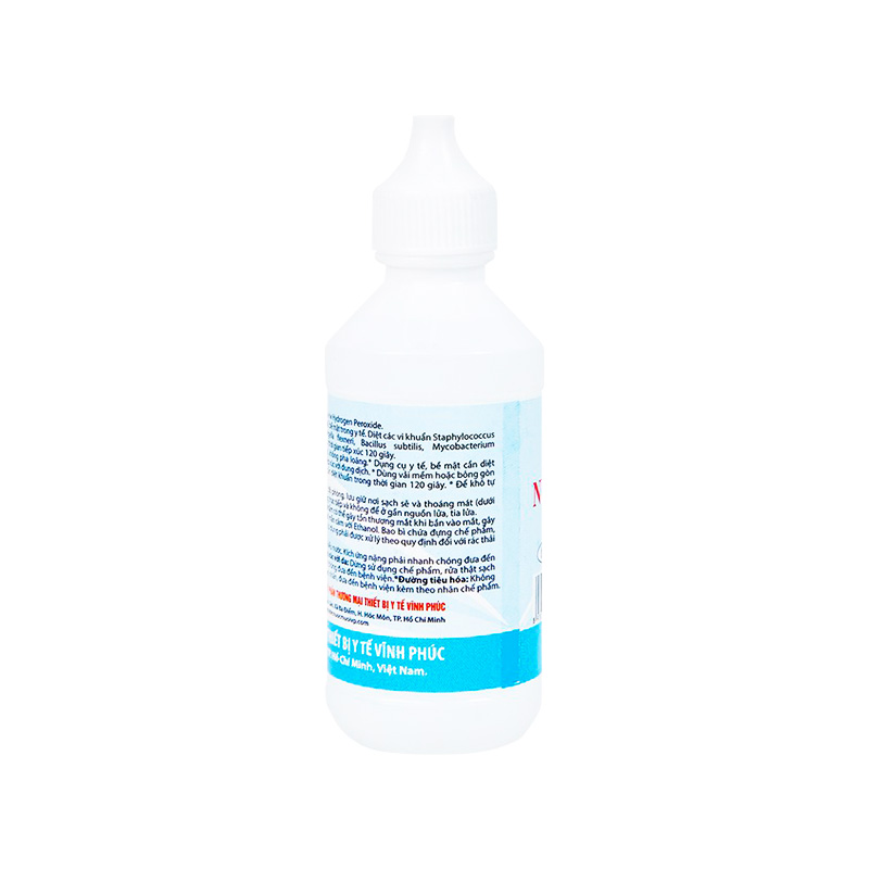 Nước oxy già VP 3% Vĩnh Phúc sát khuẩn vết thương (chai 60ml)