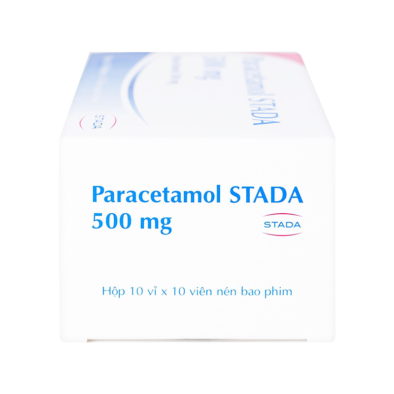 Viên nén Paracetamol Stada 500mg giảm đau, hạ sốt (hộp 10 vỉ x 10 viên)