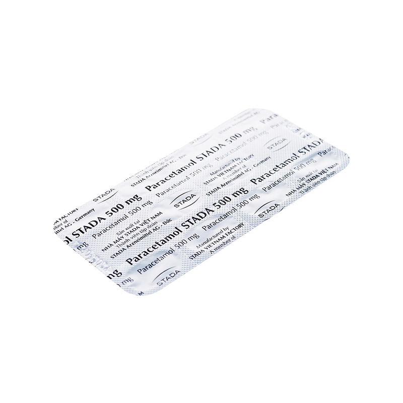 Viên nén Paracetamol Stada 500mg giảm đau, hạ sốt (hộp 10 vỉ x 10 viên)