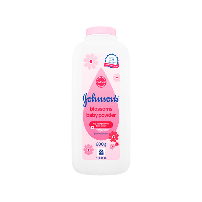 Phấn thơm hương hoa Johnsons Blossoms Baby Powder (chai 200g)