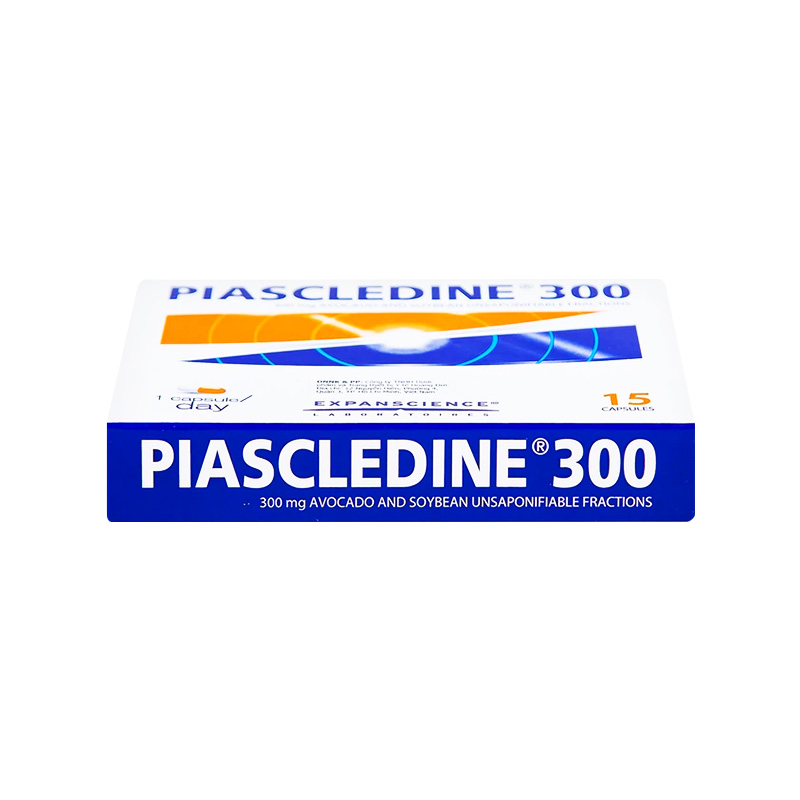 Viên nang cứng Piascledine 300 điều trị thoái hóa xương khớp (hộp 1 vỉ x 15 viên)