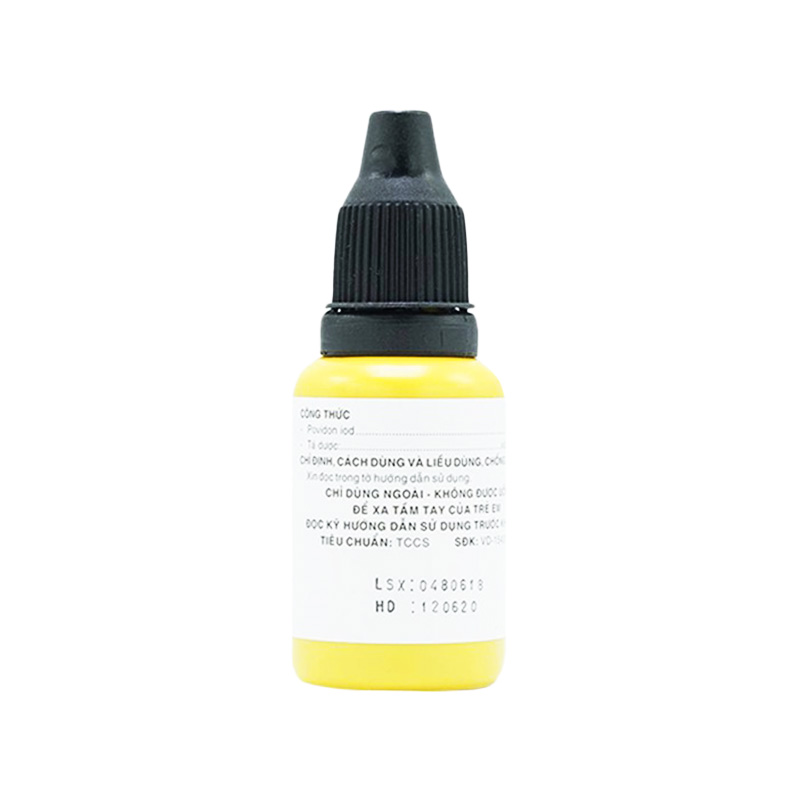 Dung dịch sát khuẩn Povidine 10% Pharmedic ngăn ngừa nhiễm khuẩn vết thương (hộp 1 chai x 20ml)