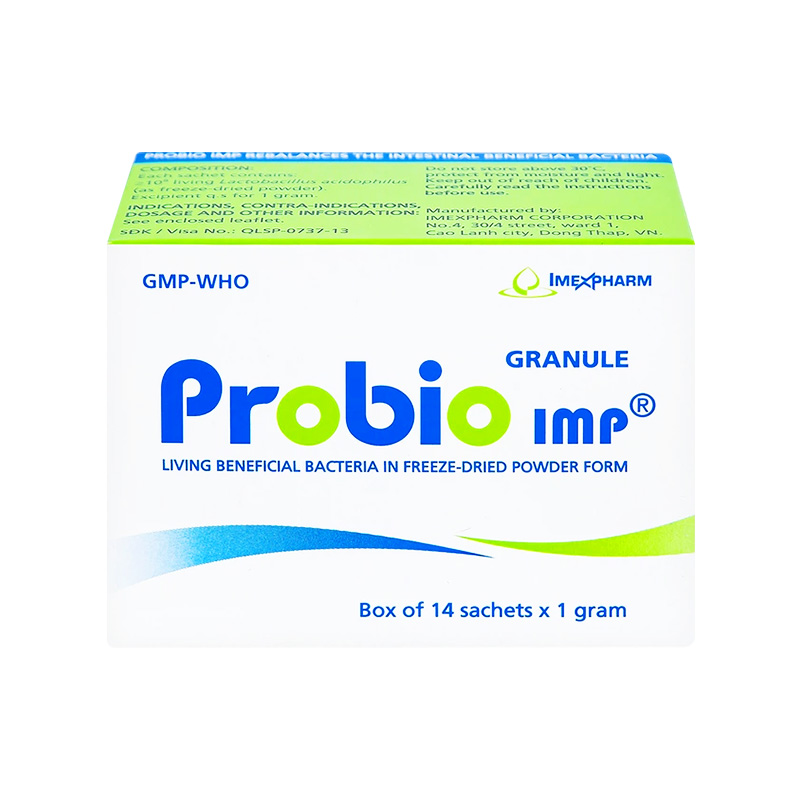 Thuốc cốm Probio IMP bổ sung lợi khuẩn (hộp 14 gói x 1g)