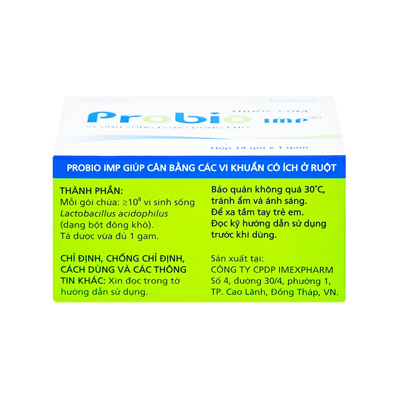 Thuốc cốm Probio IMP bổ sung lợi khuẩn (hộp 14 gói x 1g)