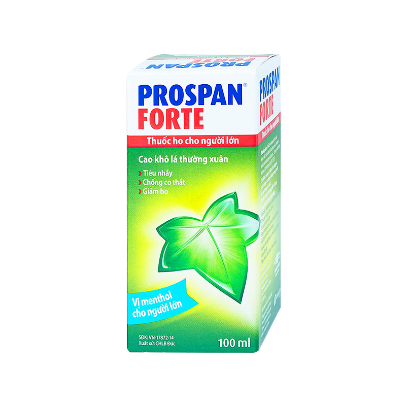 Siro Prospan Forte điều trị ho, viêm đường hô hấp (chai 100ml)