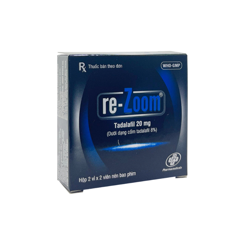 Thuốc Re-Zoom X điều trị rối loạn cương dương (hộp 2 vỉ x 2 viên)