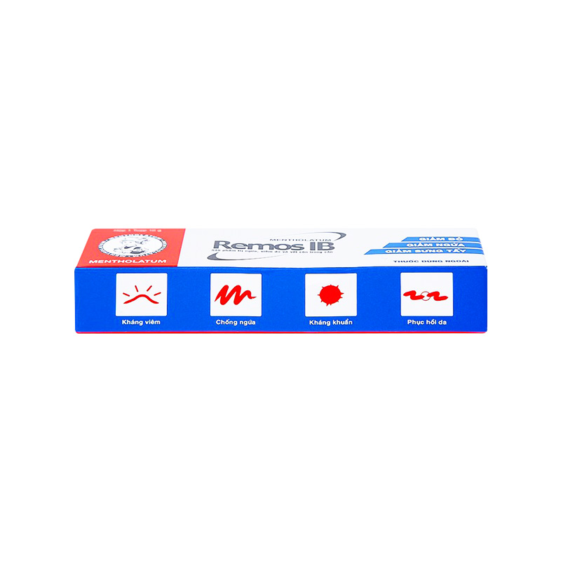 Gel Remos IB điều trị ngứa, viêm da và vết côn trùng cắn (tuýp 10g)