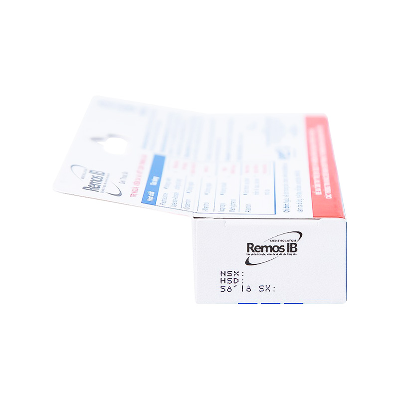 Gel Remos IB điều trị ngứa, viêm da và vết côn trùng cắn (tuýp 10g)
