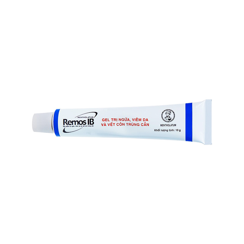 Gel Remos IB điều trị ngứa, viêm da và vết côn trùng cắn (tuýp 10g)