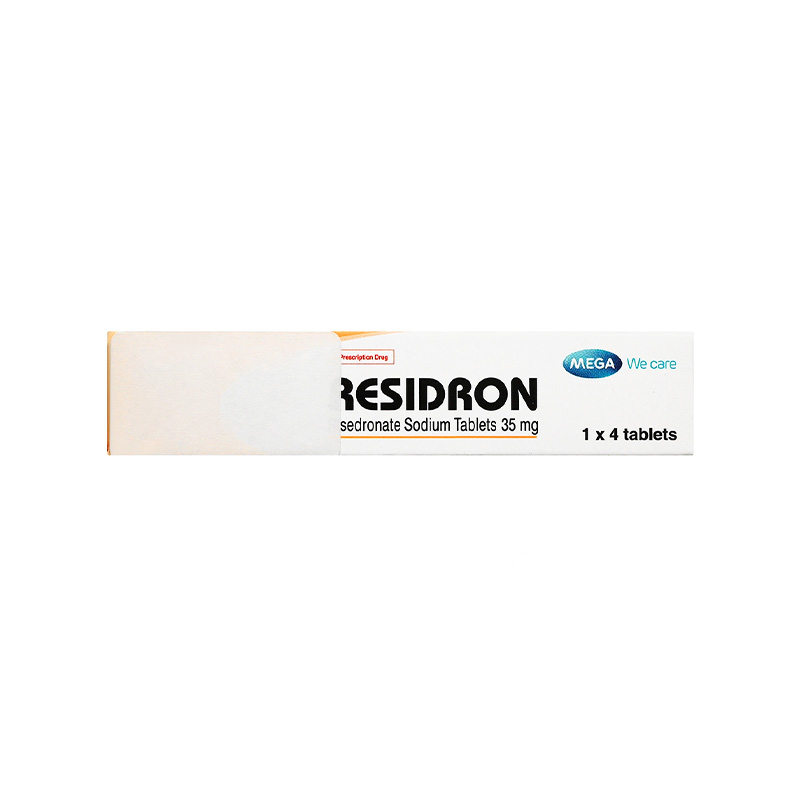 Thuốc Residron điều trị và ngăn ngừa loãng xương (hộp 1 vỉ x 4 viên)