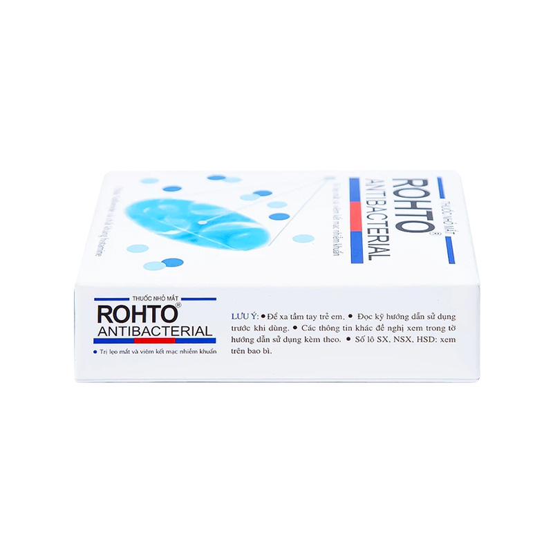 Thuốc nhỏ mắt Rohto Antibacterial điều trị lẹo mắt, viêm kết mạc (chai 13ml)