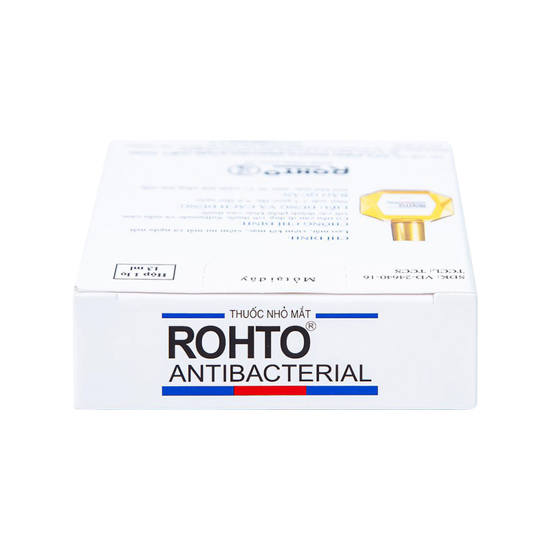Thuốc nhỏ mắt Rohto Antibacterial điều trị lẹo mắt, viêm kết mạc (chai 13ml)