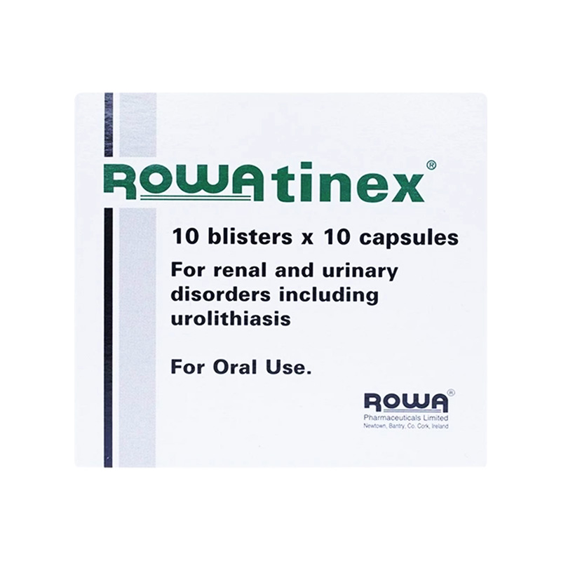 Thuốc Rowatinex điều trị bệnh sỏi niệu, sỏi thận (hộp 10 vỉ x 10 viên)